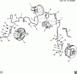 BRAKE LINES/FRONT (JL9)