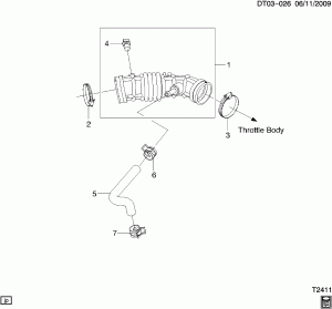 AIR CLEANER OUTLET DUCT