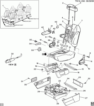 FRONT SEAT/BUCKET (HEADREST)(YC7)