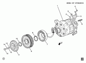 A/C COMPRESSOR ASM (LGY/3.0W)