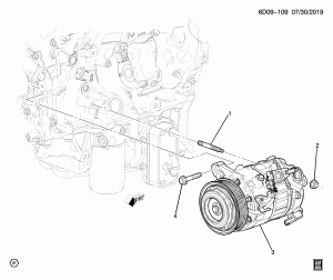 A/C COMPRESSOR MOUNTING (LGY/3.0W)