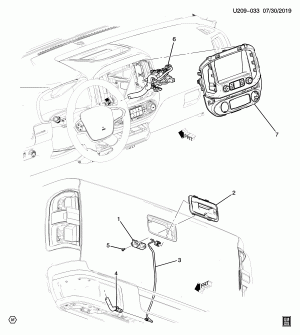 CAMERA SYSTEM/REAR VIEW (UVB)