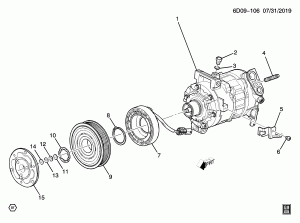 A/C COMPRESSOR ASM (LSY/2.0K)
