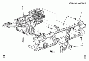 A/C & HEATER MODULE ASM/MOUNTING