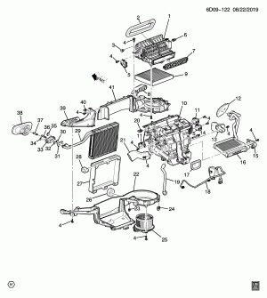 A/C & HEATER MODULE ASM