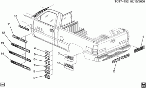 NAMEPLATES (G.M.C. Z88)