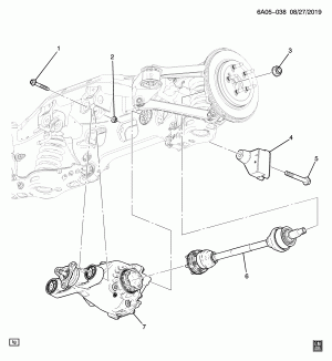 REAR DIFFERENTIAL CARRIER MOUNTING