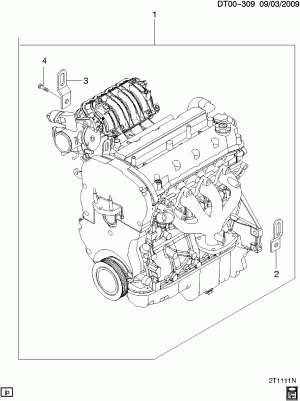 ENGINE ASM-1.6L L4 (COMPLETE)(LXT/1.6F)
