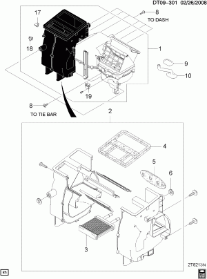 A/C & HEATER MODULE ASM