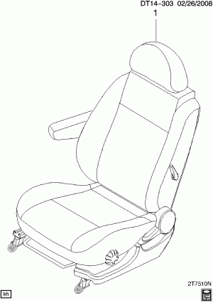 SEAT ASM/FRONT
