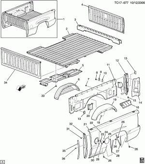 PICKUP BOX/FLEETSIDE (E63, EXC E37,NYS)