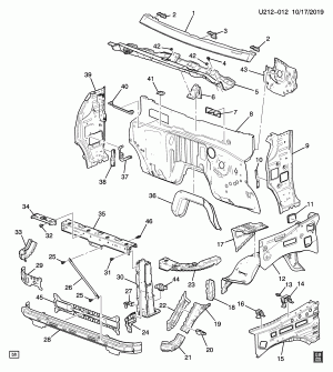 SHEET METAL/FRONT COMPARTMENT