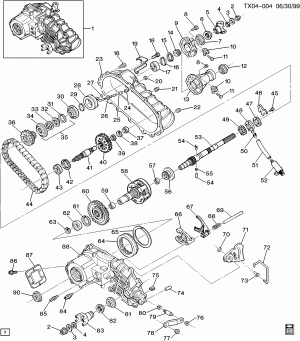 TRANSFER CASE (BORG WARNER 4401)