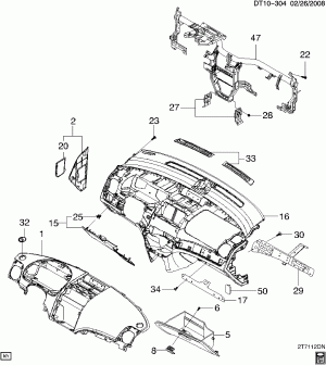 INSTRUMENT PANEL PART 1 MOUNTING & HARDWARE