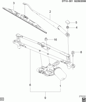 WIPER SYSTEM/WINDSHIELD FRONT