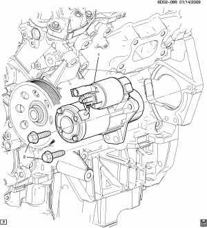 STARTER MOTOR MOUNTING (LGZ/3.6N, LWN/2.8-1)