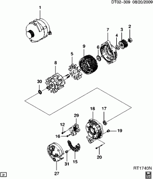 GENERATOR ASM (LXT/1.6F)