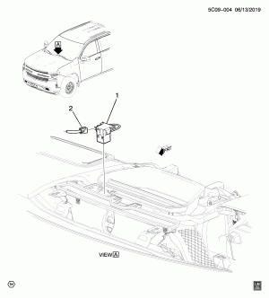 АНТЕННА/ВСПОМОГАТЕЛЬНАЯ БЕСПРОВОДНАЯ СВЯЗЬ (ИНФОРМАЦИОННО-РАЗВЛЕКАТЕЛЬНАЯ СИСТЕМА IOR, IOS, IOT, IOV)