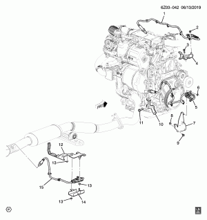 КОНТРОЛЬ ТОКСИЧНОСТИ ВЫХЛОПНЫХ ГАЗОВ/ДАТЧИКИ ОКСИДА КИСЛОРОДА (LSQ/2.0-2, ЗА ИСКЛЮЧЕНИЕМ ПОЛНОГО ПРИВОДА F48)