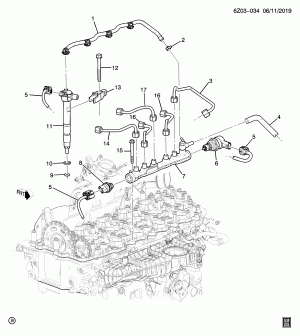 МАГИСТРАЛЬ ТОПЛИВНЫХ ФОРСУНОК (LSQ/2.0-2)