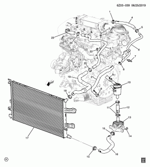 СИСТЕМА ПРОМЕЖУТОЧНОГО ОХЛАДИТЕЛЯ ТУРБОНАГНЕТАТЕЛЯ (LSQ/2.0-2)