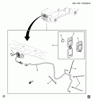 ENTRY SYSTEM/KEYLESS REMOTE & REMOTE START WITH LATCH)(DEALER INSTALLED, REMOTE START S6P)