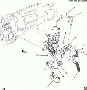ACCELERATOR CONTROL (POWER ADJUSTABLE PEDAL JF4)