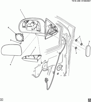 MIRROR/OUTSIDE REAR VIEW (DK2)