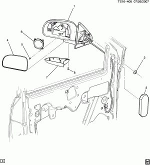 MIRROR/OUTSIDE REAR VIEW (DP2)