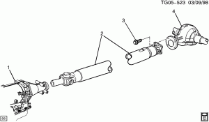 PROP SHAFT MOUNTING (ONE PIECE PROP SHAFT)