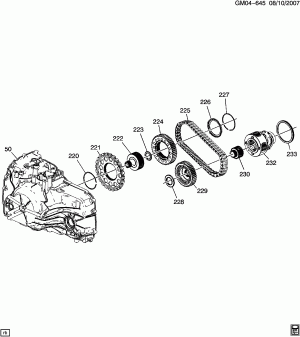AUTOMATIC TRANSMISSION (MH7) 6T45 DRIVE LINK