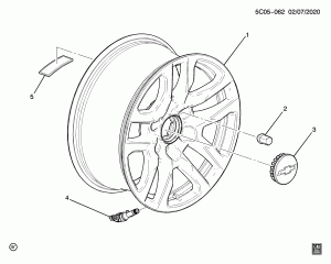 КОЛЕСА/18 ДЮЙМОВ (CHEVROLET X88, КОЛЕСО PZX)