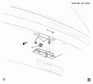 СИСТЕМА КАМЕРЫ/ЗАДНЕГО ВИДА (CHEVROLET X88, ЗЕРКАЛО DD8, КАМЕРА UVB)