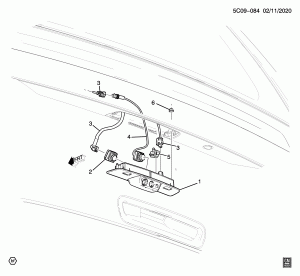 СИСТЕМА КАМЕРЫ/ЗАДНЕГО ВИДА (CHEVROLET X88, ЗЕРКАЛО DRZ, КАМЕРА UVB)