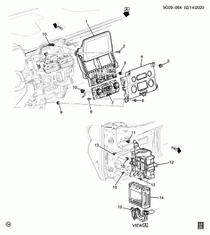 КРЕПЛЕНИЕ РАДИОСИСТЕМЫ (CHEVROLET X88, РАЗВЛЕКАТЕЛЬНАЯ СИСТЕМА IOR)