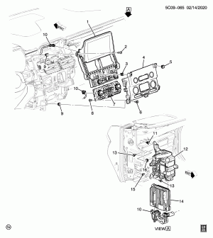 КРЕПЛЕНИЕ РАДИОСИСТЕМЫ (CHEVROLET X88, ИНФОРМАЦИОННО-РАЗВЛЕКАТЕЛЬНАЯ СИСТЕМА IOS, IOT)