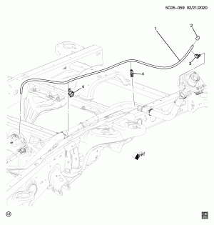 ВЕНТИЛЯЦИОННЫЙ ШЛАНГ ЗАДНЕГО МОСТА
