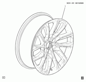 КОЛЕСА/22 ДЮЙМА (УСТАНАВЛИВАЕТСЯ ДИЛЕРОМ, КОЛЕСНЫЙ ДИСК SSX)