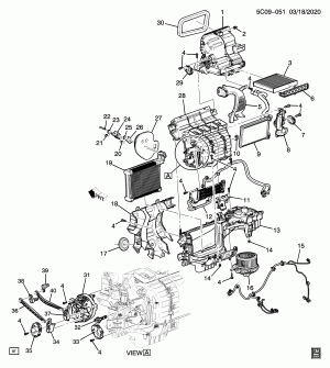 БЛОК КОНДИЦИОНЕРА И ОБОГРЕВАТЕЛЯ В СБОРЕ (НАГРЕВАТЕЛЬ ПОВЫШЕННОЙ МОЩНОСТИ C3A)