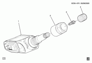 ДАТЧИК ДАВЛ ВОЗД В ШИНЕ (ЧАСТОТА XL7)