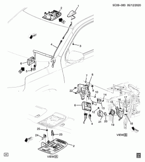 СИСТЕМА СВЯЗИ (CHEVROLET X88, G.M.C. Z88, "ONSTAR" UE1, ЭКСТРЕННЫЙ ВЫЗОВ UER)
