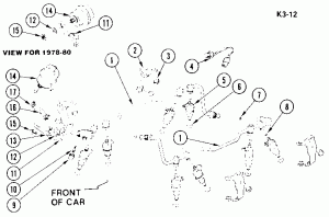 FUEL INJECTION RAIL AND INJECTOR (E.F.I.)