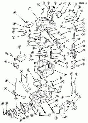 ROCHESTER 2 BBL CARBURETOR - 2GC