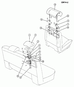 FRONT SEAT HEAD RESTRAINTS