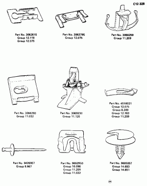 MOLDING CLIPS AND RETAINERS