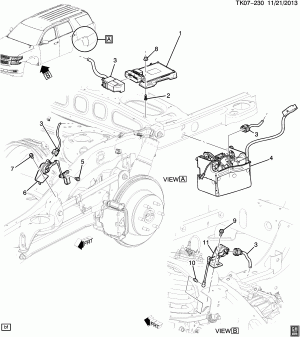 ЭЛЕМЕНТЫ УПРАВЛЕНИЯ ПОДВЕСКОЙ/ЭЛЕКТРОНИКА (MAGNERIDE Z95)