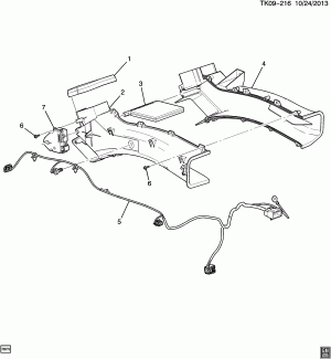 СИСТЕМА РАСПРЕДЕЛЕНИЯ ВОЗДУХА В СБОРЕ-ЗАДНИЙ ВСПОМОГАТЕЛЬНЫЙ (CJ4)