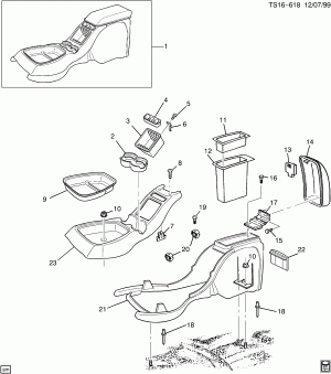 CONSOLE/FLOOR (D55, EXC UP0)