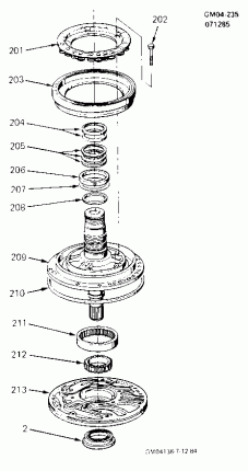 AUTOMATIC TRANSMISSION-THM350C PART 4 (MV4) OIL PUMP