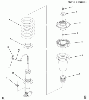 АМОРТИЗАТОР/ПЕРЕДНИЙ И ПРУЖИНА-ЛЕВАЯ (MAGNERIDE Z95, АМОРТИЗАТОР СЛЕВА 6NA,6NB,6NC,6ND,6NT,6NU,6PA)